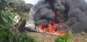 Un avión de la Fuerza Aérea colombiana con más de 100 personas a bordo se estrella en Putumayo