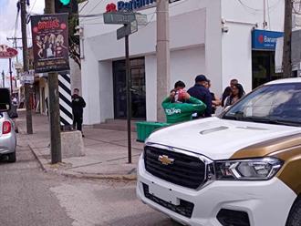 Asalto a banco genera movilización en Tampico