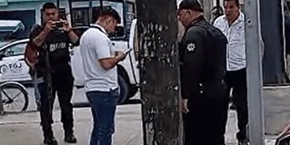 Tres sujetos armados asaltaron Banamex,en la Tampico-Mante; tres mujeres tuvieron crisis.