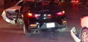 Chocan 3 en carambola en Río Bravo