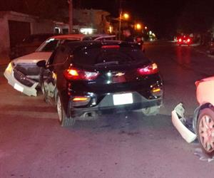 Chocan 3 en carambola en Río Bravo