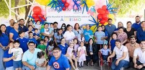Alcaldesa participa en convivencia por el Día del Autismo