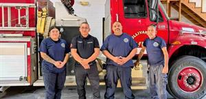 Bomberos reciben donación de equipo