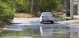 Tienen años padeciendo de fuga de aguas negras