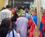 Feligreses conmemoran el Domingo de Ramos Feligreses conmemoran el Domingo de Ramos