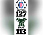 Aplastan Clippers a diezmados Bucks