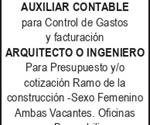 SE SOLICITAN: *AUXILIAR 