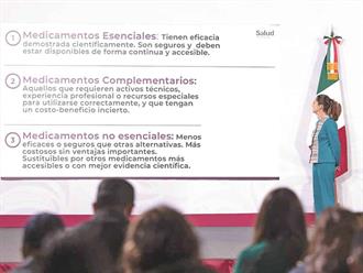 Abasto de medicinas supera 97%