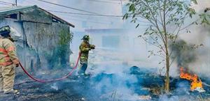 Otro incendio más en Río Bravo
