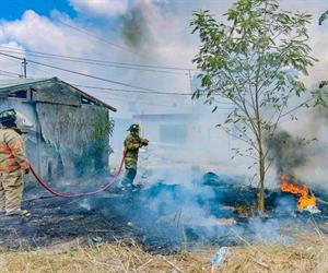 Otro incendio más en Río Bravo