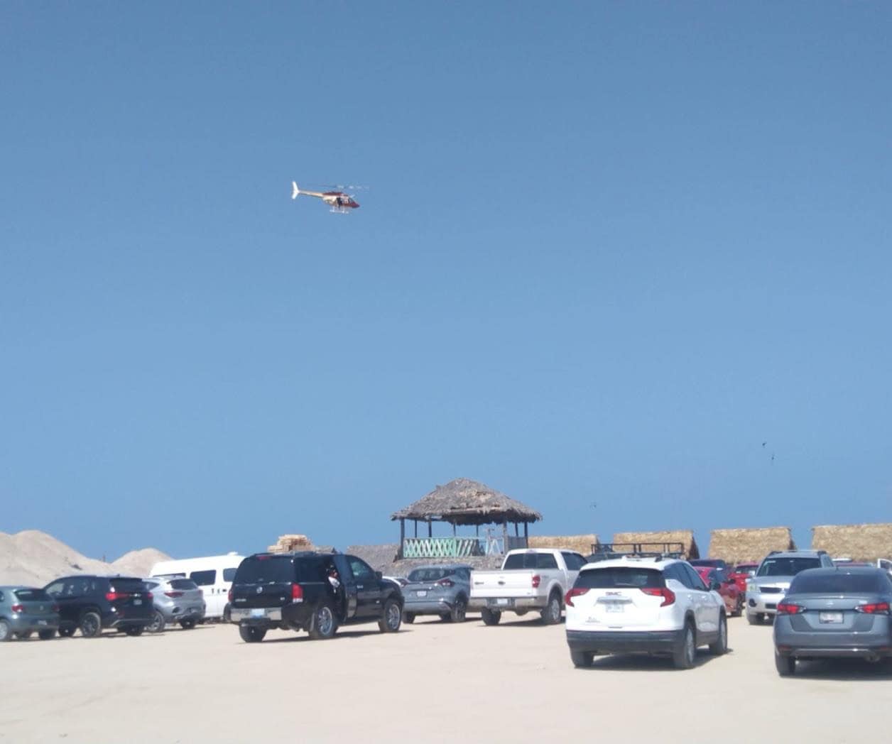 Guardia Estatal vigila Playa Miramar por aire y tierra
