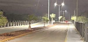 Concluye obra de alumbrado en Playa Carbonera