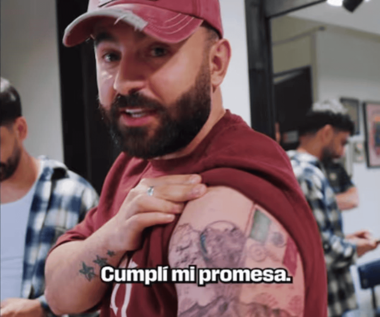 Aficionado de Irak se tatúa la bandera mexicana