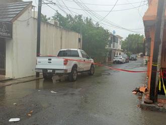Frente Frío deja sin luz a 7 colonias y derriba postes en Río Bravo