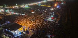 Concierto de Pesado  satura Playa Miramar