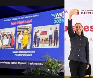 Claudia Sheinbaum lidera Latinoamérica