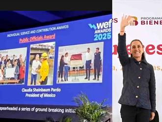 Claudia Sheinbaum lidera Latinoamérica