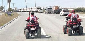 Cruz Roja Matamoros atiende emergencias en Playa Bagdad