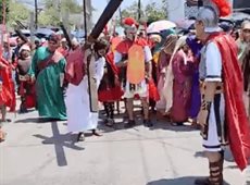 Desde la Zona Conurbada de Tampico, sigue el recorrido de Jesús en la cruz a través del viacrucis