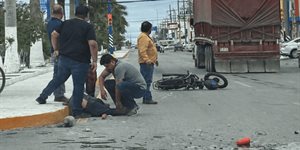 Atropellan a motociclista menor de edad en la ‘120’