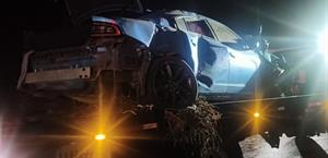 Accidente en el Corredor Urbano deja 3 lesionados