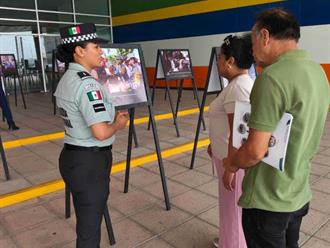 Realiza Guardia Nacional muestra fotográfica en Reynosa