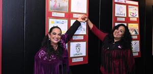 Inaugura expo de dibujos de niñas y niños migrantes