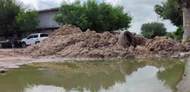 Obra inconclusa colapsa avenida