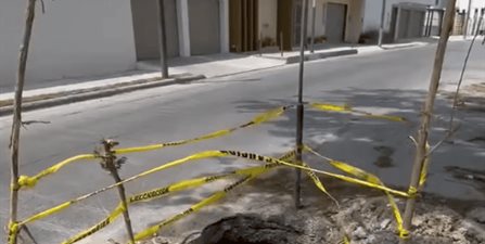 Reportan la presencia de una fuga de agua potable