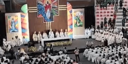 Misa de inicio episcolpal del Obispo de #Tampico Margarito Salazar Cárdenas en el Domo Madero.