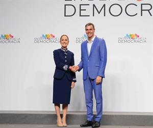 Sheinbaum y Sánchez acuerdan retomar diálogo México-España