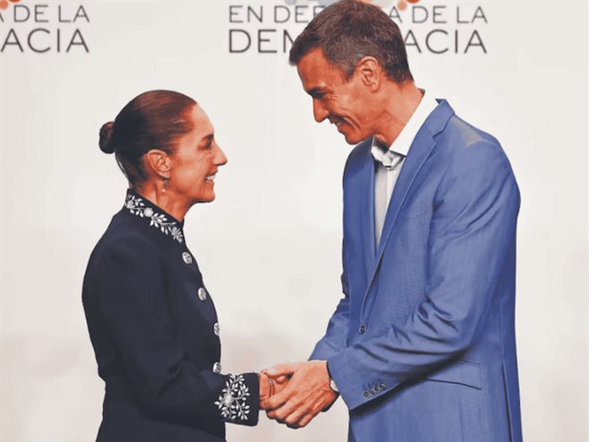 Le fue bien a México, dice Sheinbaum a su regreso de España