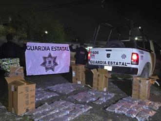 Aseguran 80 paquetes de presunta droga en Río Bravo