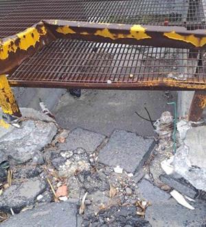 Socavón en carpeta asfáltica pone en riesgo a conductores