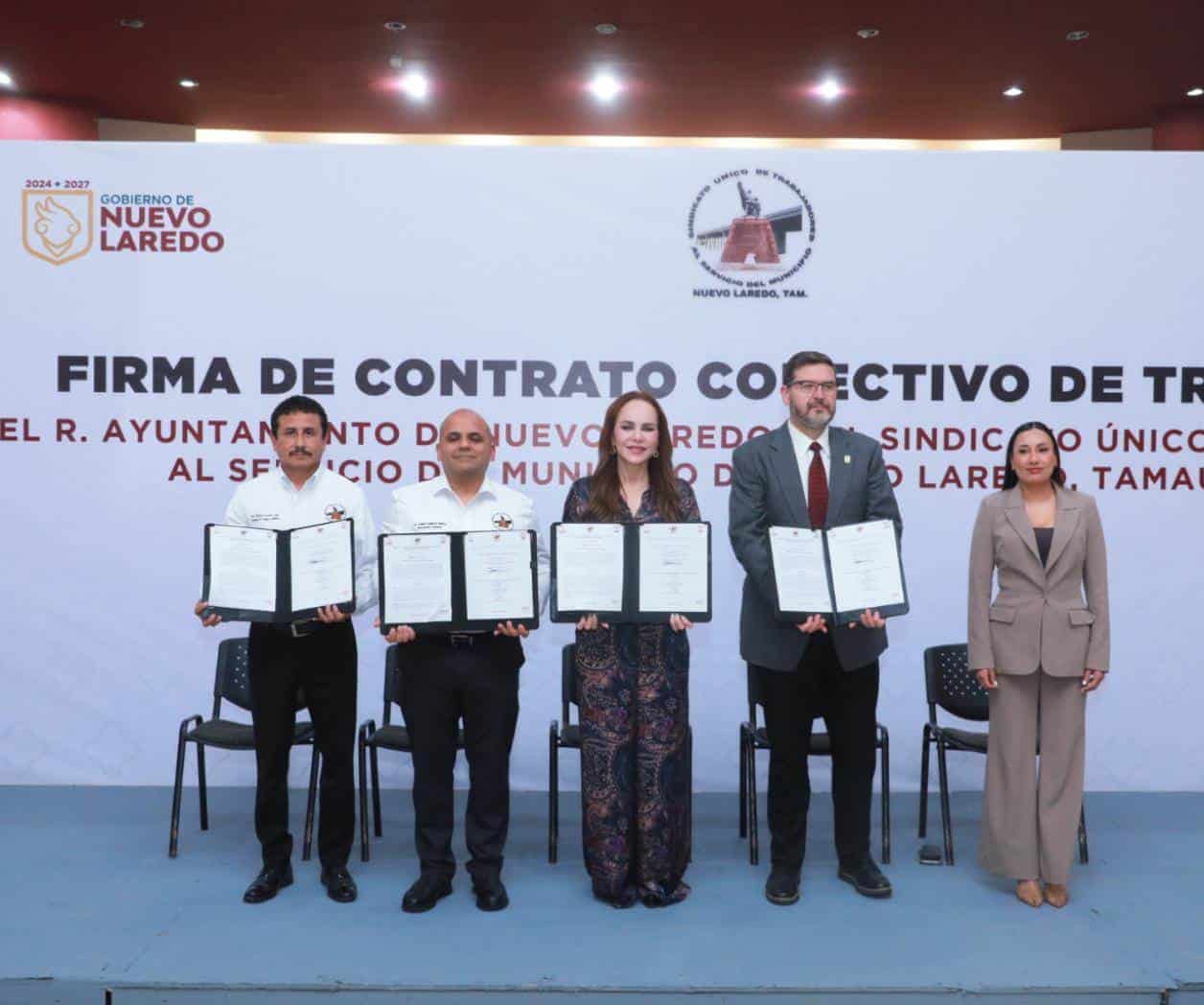 Refrenda alcaldesa compromiso con  los trabajadores