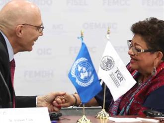 Se reúne Godoy con Volker Türk; abordan sistema forense