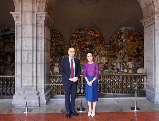  Sheinbaum acuerda colaboración con la ONU en Derechos Humanos