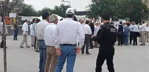 Protestan jubilados de Pemex en Reynosa