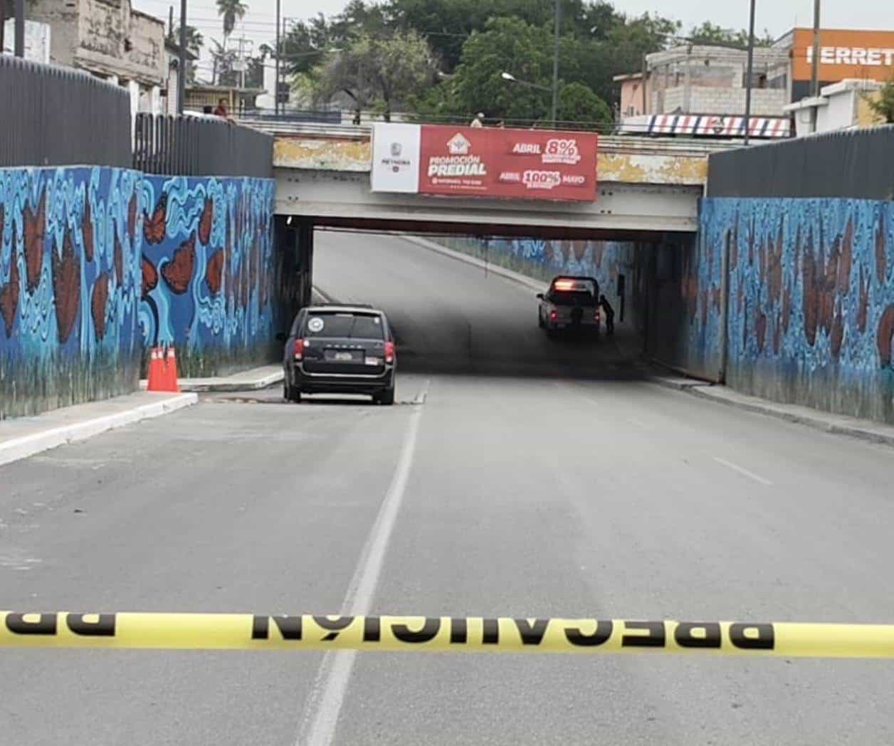 Muere indigente en paso a desnivel de Reynosa