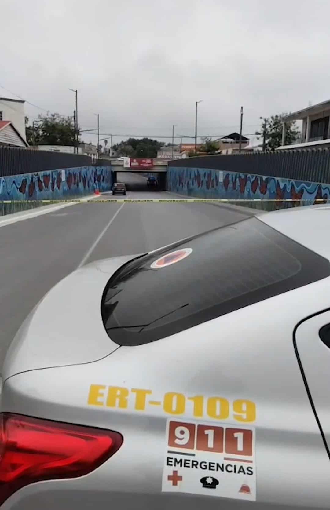 Muere indigente en paso a desnivel de Reynosa