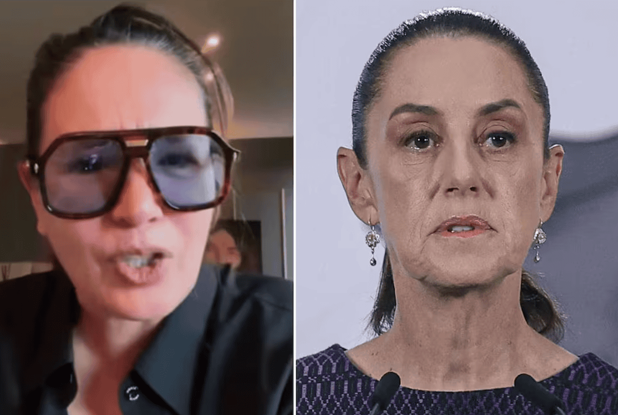 Yolanda Andrade encara a Sheinbaum por inseguridad y ELA