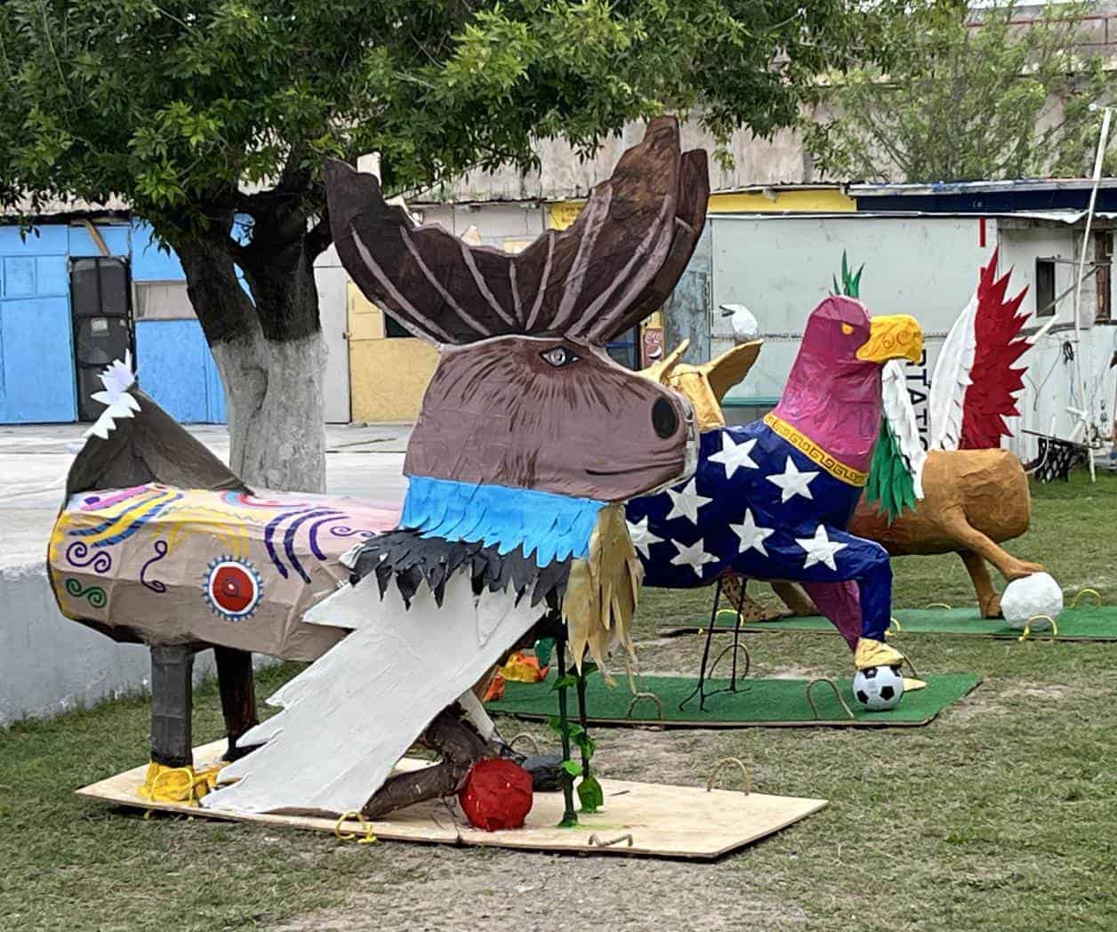 Crean alebrijes en el CEDES Matamoros