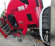 Fuerte choque en la carretera Victoria-Matamoros deja un herido de gravedad