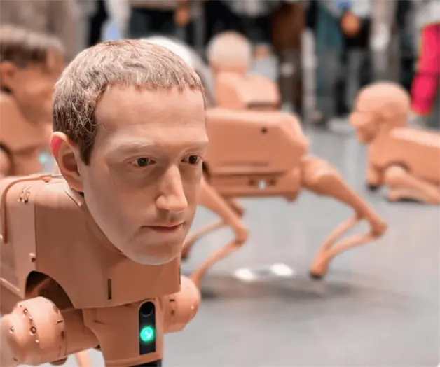 Beeple presenta perros robot en Berlín con arte digital innovador
