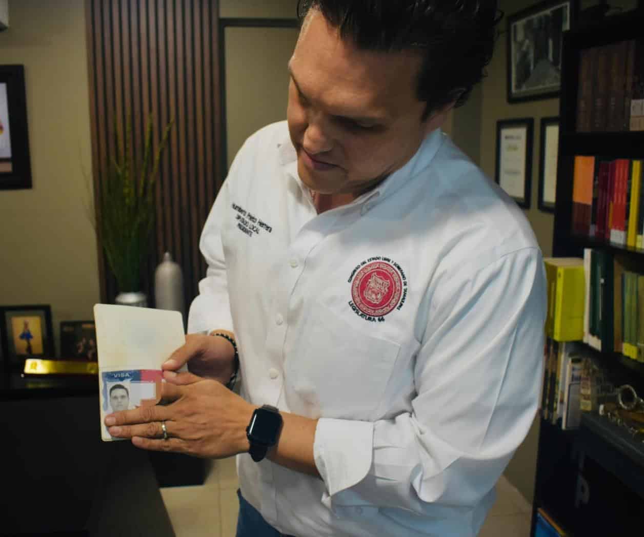 Humberto Prieto desmiente cancelación de su visa por EU