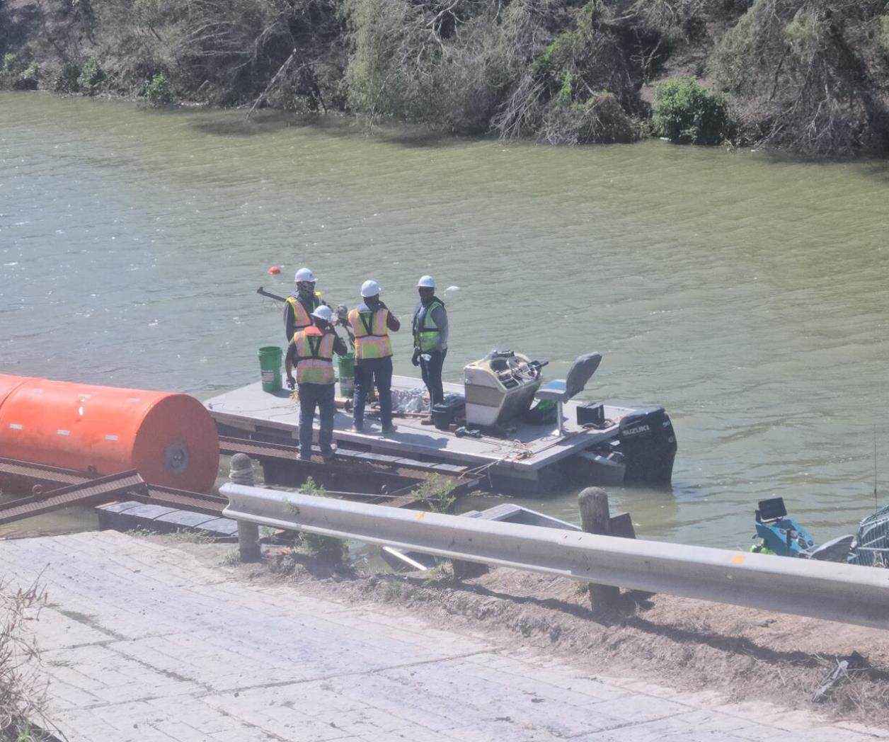 Blindan cruces en el Río Bravo