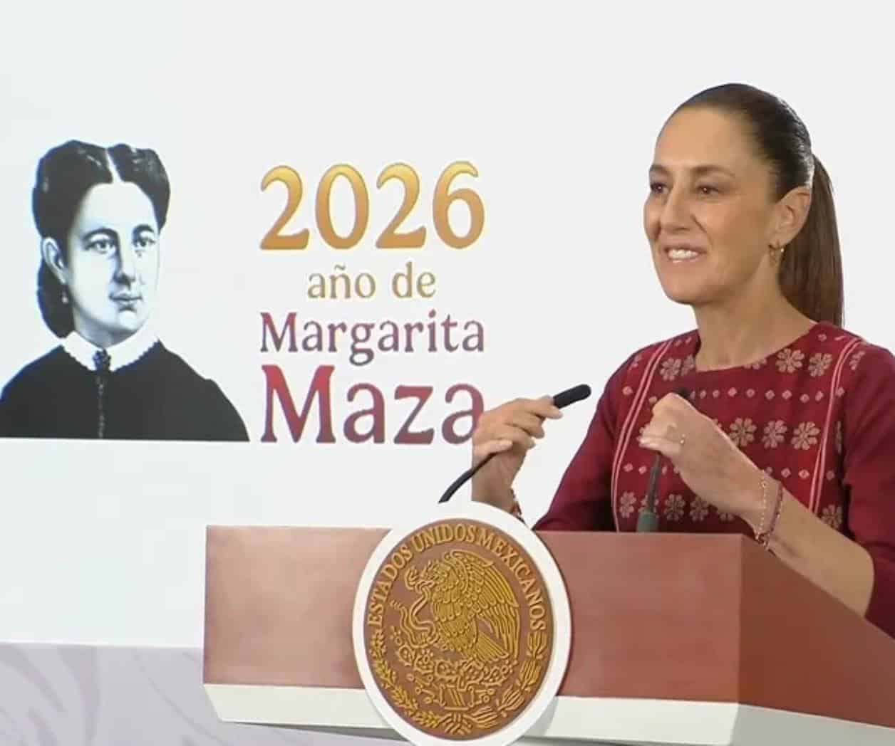 Sheinbaum atribuye su alta aprobación al respaldo popular