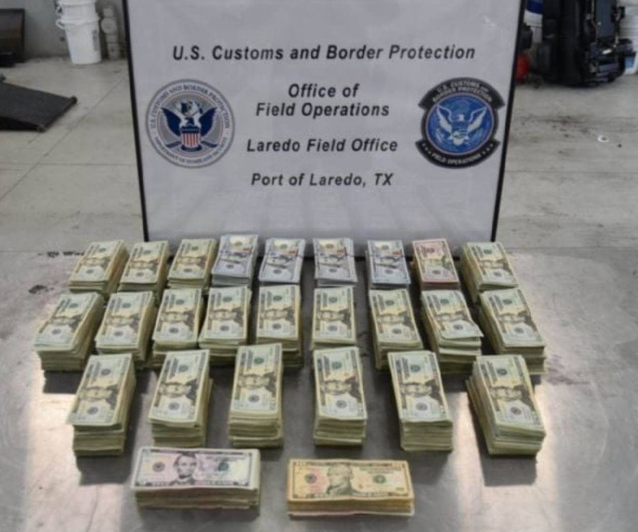 Confisca CBP de Laredo más de 272  mil dólares en efectivo