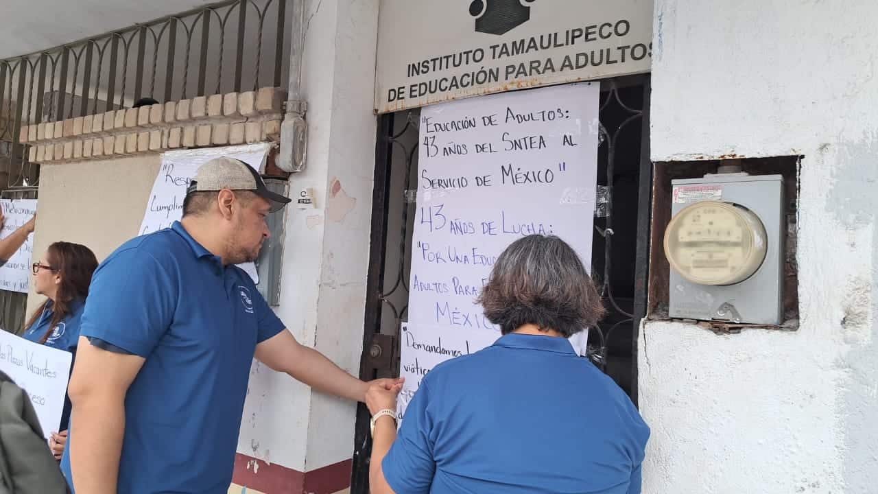 ¡Protesta en Reynosa! Personal del ITEA se une al movimiento nacional.??