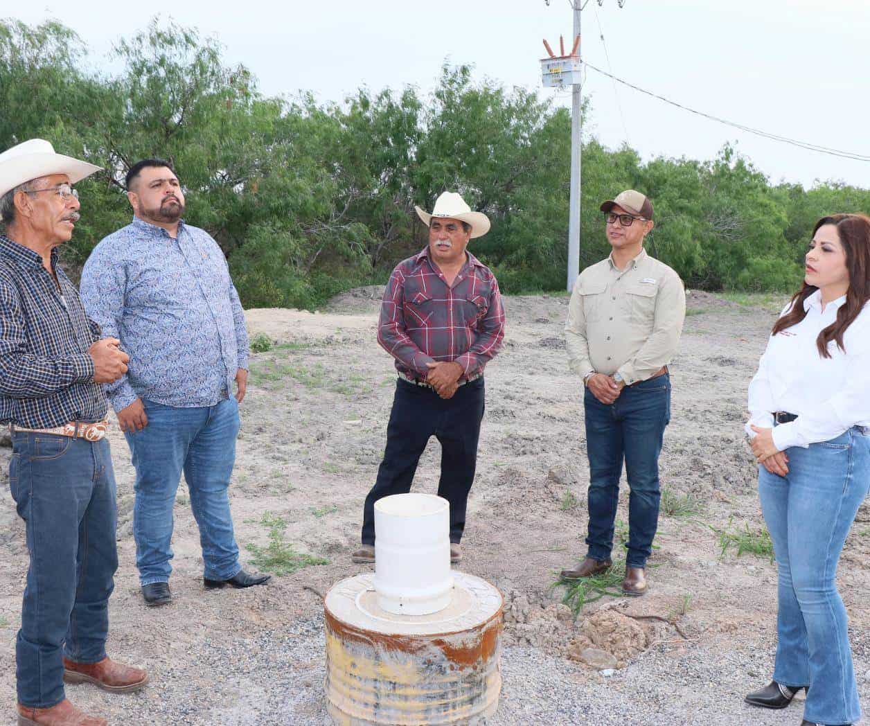 Avanza obra de pozo de agua para el ejido Alfredo V. Bonfil